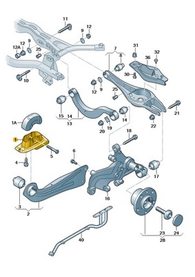 НОВЫЕ ОРИГИНАЛЬНЫЕ AUDI OE КРОНШТЕЙН ŁOŻYSKOWY 1K0505129L