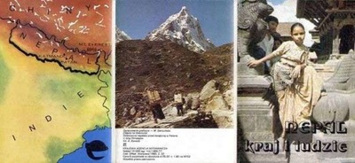 9 poczt. Nepal. Kraj i ludzie, Andrzej Zawada 1980