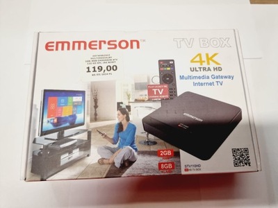 ODTWARZACZ MULTIMEDIALNY 2GB/8GB EMMERSON STV 110 HD KPL JAK NOWY