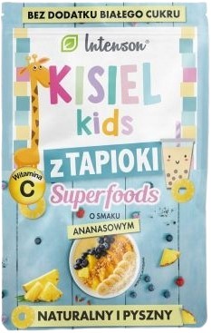 Kisiel z Tapioki Kids Ananasowy 30g Intenson Bez cukru Witamina C
