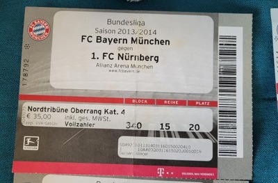 bilet Bayern Monachium - FC Nurnberg