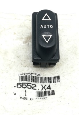 Переключатель окон citroen ax peugeot 306 6552x4 oe! фото №1
