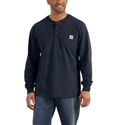 Koszulka Carhartt Long Sleeve Pocket Navy L/S