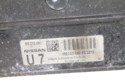 Бортовой компьютер двигателя nissan micra iii k12 mec32080 бензиновый 2005 фото №1