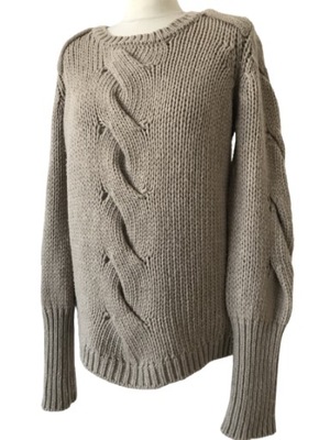 HUNKYDORY - świetny -WEŁNIANY- sweter - M (38) -