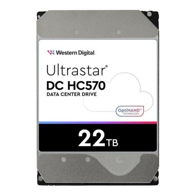 Dysk Western Digital Ultrastar DC HC570 He22 22TB 3,5 7200 512MB SAS SE