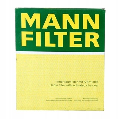 MANN-FILTER CU24012-2 - FILTRO DE CABINA  
