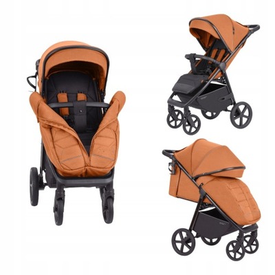 Wózek CARRELLO Bravo Plus Tango Orange 2024