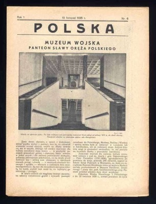 Polska R.1 1935. Nr 6 10.11. Muz. Wojska Polskiego