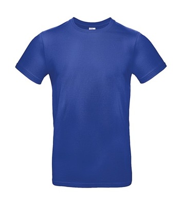 Niebieska koszulka męska B&C #E190 - M
