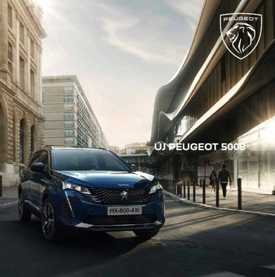 PEUGEOT 5008 PROSPEKT MODELO 2022 RZADKI  