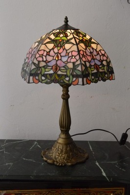 Lampa Witrażowa Styl Tiffany witraż KOLOROWA 62CM