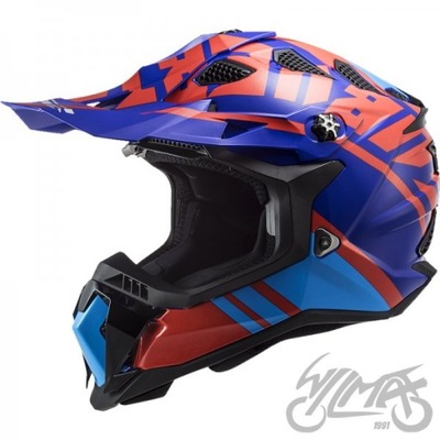 HELMET LS2 MX700 SUBVERTER EVO GAMMAX RED BLUE 3XL  