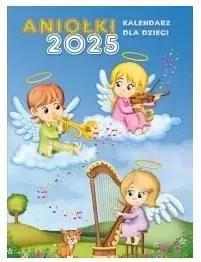 KALENDARZ 2025 ŚCIENNY WIELOPLANSZOWY ANIOŁKI