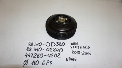 EMBRAGUE RUEDA DE ACONDICIONADOR TOYOTA YARIS 1.4 D4D  