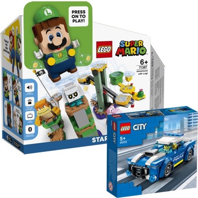 LEGO Super Mario 71387 Przygody z Luigim + Radiowóz City 60312