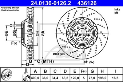 ДИСК ТОРМОЗНОЙ 24.0136-0126.2