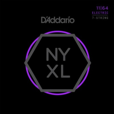 D'Addario NYXL 11-64 struny gitary elektrycznej 7