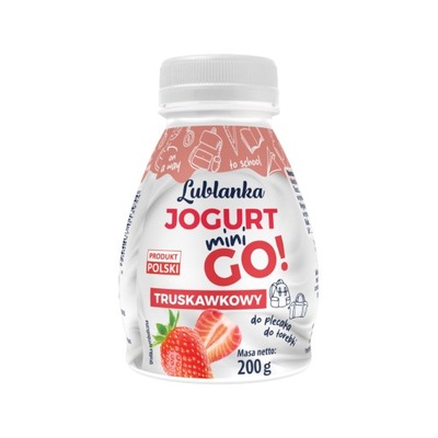 JOGURT MINI GO TRUSKAWKOWY 200G LUBLANKA SPOMLEK