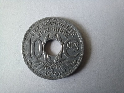 Francja 10 centimes 1941