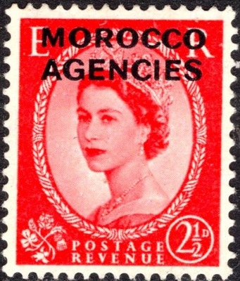 kol.bryt.Morocco QEII 2,5 d.czysty *