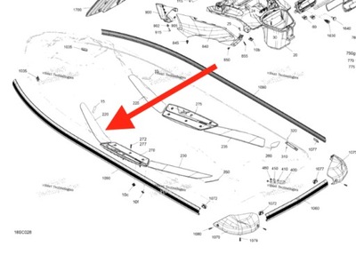 Mata antypoślizgowa Sea-Doo RXP GTR 300 21-25 291005466