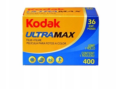 Negatywy kolorowe Kodak Ultra Max 400 135/36
