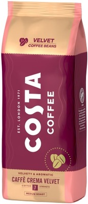 Kawa ziarnista mieszana Costa Coffee Caffe Crema VELVET 1000 g