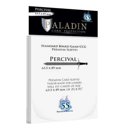 Koszulki Paladin Percival Premium Standard Board Game/CCG 63.5x89mm 55szt.