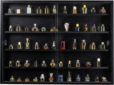 Witryna czarny matowe 60 x 80 x 9,5 cm Inter Link