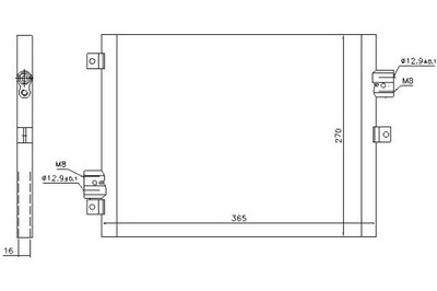 KONDENSATORIUS NISSENS 99657311102 99757391102 99657311 