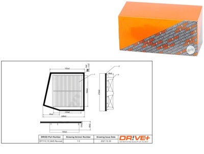 ФІЛЬТР ПОВІТРЯ HONDA 2.0B 08-15 ACCORD VIII DRIVE+