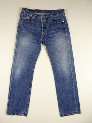 Levi's Levis 501 Jeansy Spodnie 34/32 pas 88 cm