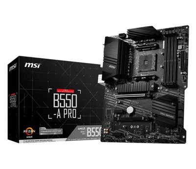 Płyta główna MSI B550-A PRO AM4 Ryzen DDR4 PCIe 4.0 M.2