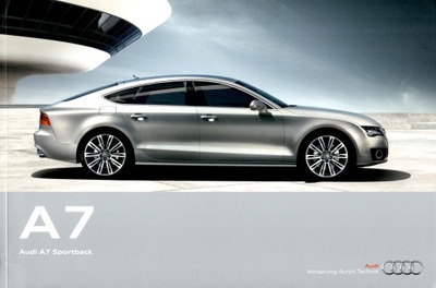 PROSPEKT AUDI A7 SPORTBACK 