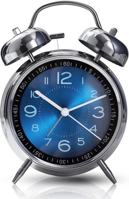 BEZGŁOŚNY BUDZIK ZEGAREK GŁOŚNY ALARM DO SYPIALNIA Z LAMPA