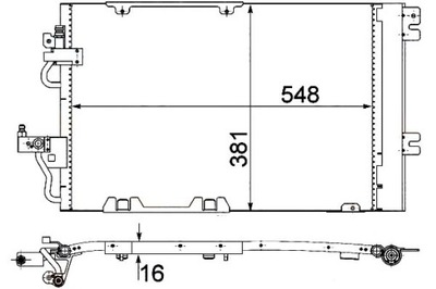 Hella конденсатор радіатор кондиціонера [] фото №1