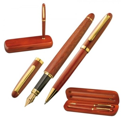 Zestaw piśmienniczy pióro i długopis Basic