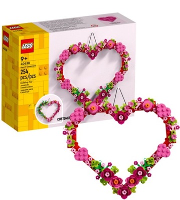 Zestaw Klocki LEGO Creator Ozdoba w kształcie serca 40638