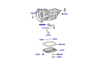 Lexus is rc gs 2,5 маслоприймач фільтр оливи автоматична коробка передач передач автоматична коробка передач фото №1