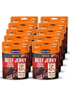 10x Tarczyński Beef Jerky suszona wołowina 25g