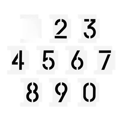 SZABLON MALARSKI NUMER MAIL