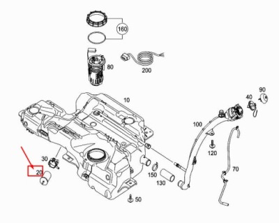 Фильтр топлива mercedes-benz citan w415 a4154770001 фото №1