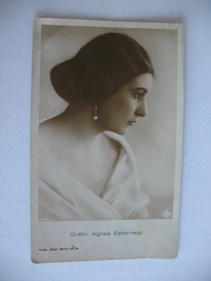 GRAFIN AGNES ESTERHAZY AKTORKA KINO przedw. FOTO