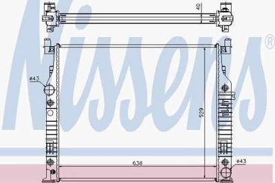 РАДИАТОР ДВИГАТЕЛЯ MERCEDES