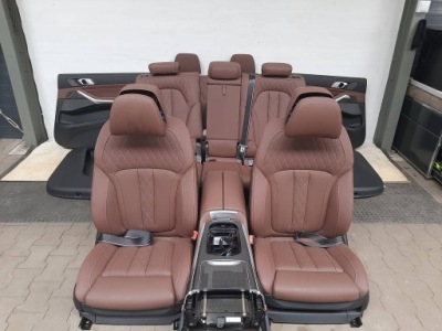 Сиденья середина обивка 3 ряды bmw x7 g07 vahf фото №1