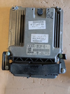 Бортовий комп'ютер двигун audi 4 2.0 tdi 8e0910115j фото №1