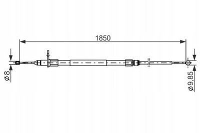 CABLE HAM. RECZ. LANDROVER T. RANGE ROVER 3,0D 4X4 02-12 LE  