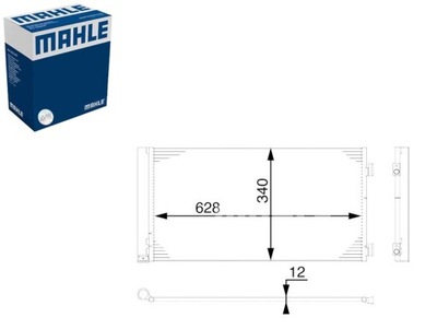 КОНДЕНСАТОР КОНДИЦИОНЕРА МИНИ F55 F57 R56 R57 R58 R59 CLUBMAN R55