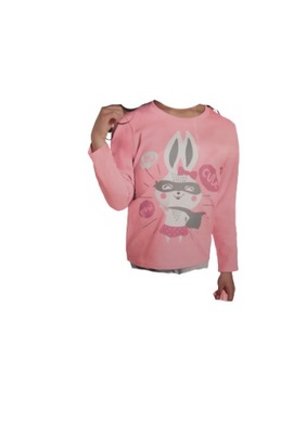 Dziecięca bluzka od piżamy króliczek 110